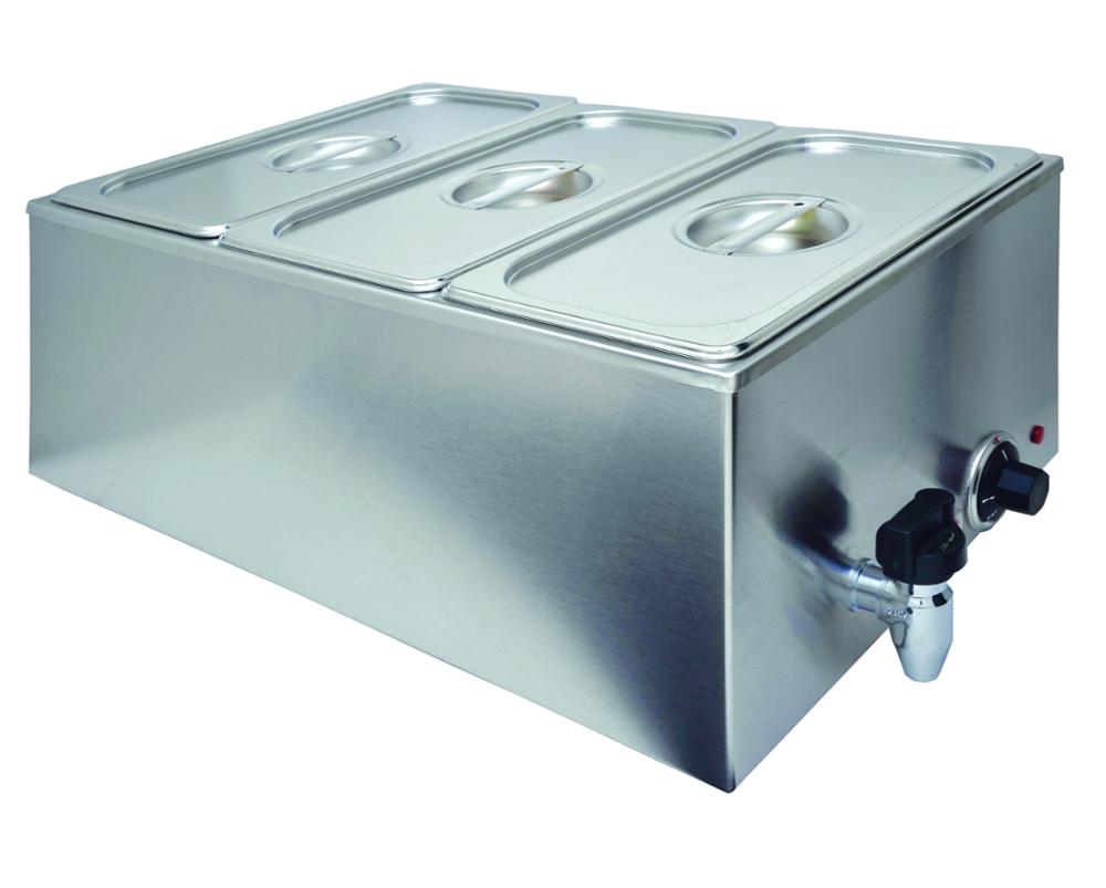 PKLH-K165AT-3 Ресторан Электрический bain marie стол Мармит контейнер для питания потепление лоток горячего супа bain морской