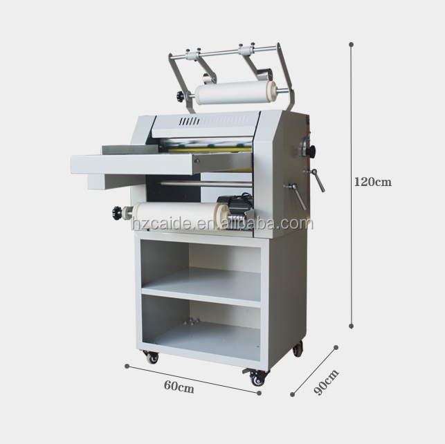 Semi-automatic laminating machine hot and cold double laminating machine(WD-400T)