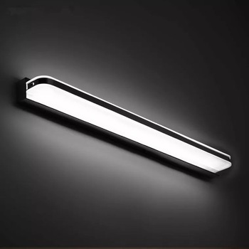 Нержавеющая сталь акрил LED ванная комната зеркало свет 9 Вт