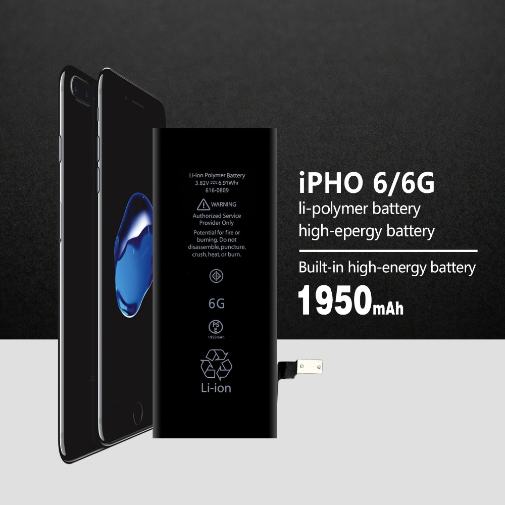 Оптовая Продажа 100% новый бренд для iPhone 4 4S 5 5S 5C 6 6s 6P 6SP батарея, замена батареи сотового телефона для iphone 6