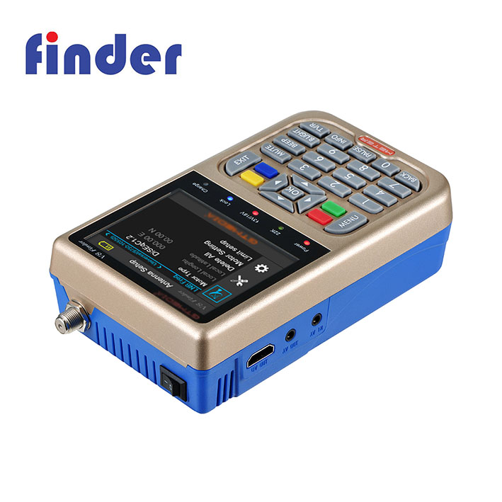 Новая версия V8 Sat Finder метр для DVB-S2 S2X HD спутниковый сигнал с MPEG-4 MPEG-2 H.265