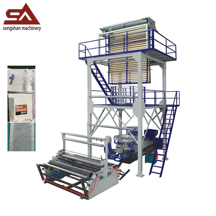 Top quality 1800mm flim width ce sgs mono-layer film blowing machine