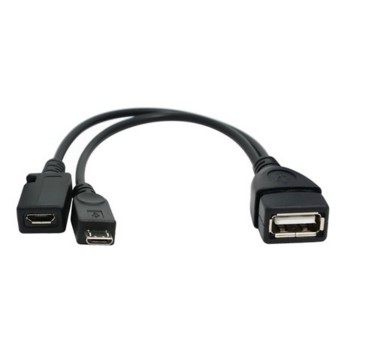 2 в 1 OTG Micro USB хост Мощность Y сплиттер адаптер USB к Micro 5 Pin Мужской Женский Кабель-торговый ND998