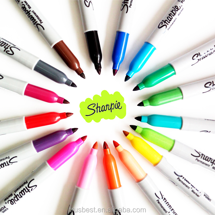 Mohamm 1 мм тонкий американский Sanford Sharpie точный точечный Перманентный Маркер