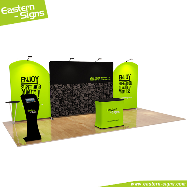 Портативный Натяжной тканевый фон дисплей свободный стоящий photo booth