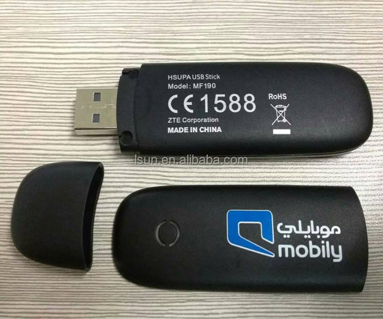 ZTE mf190 3g 7,2 Мбит/с usb-модем беспроводной модем usb-ключ новая и разблокированная сетевая карта Mf190 datacard mobile широкополосный