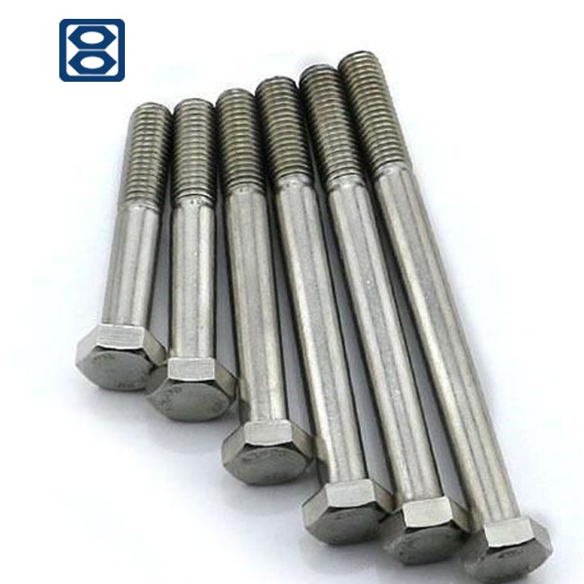 SS 304 шестигранный болт с шестигранной гайкой din 931 din 933