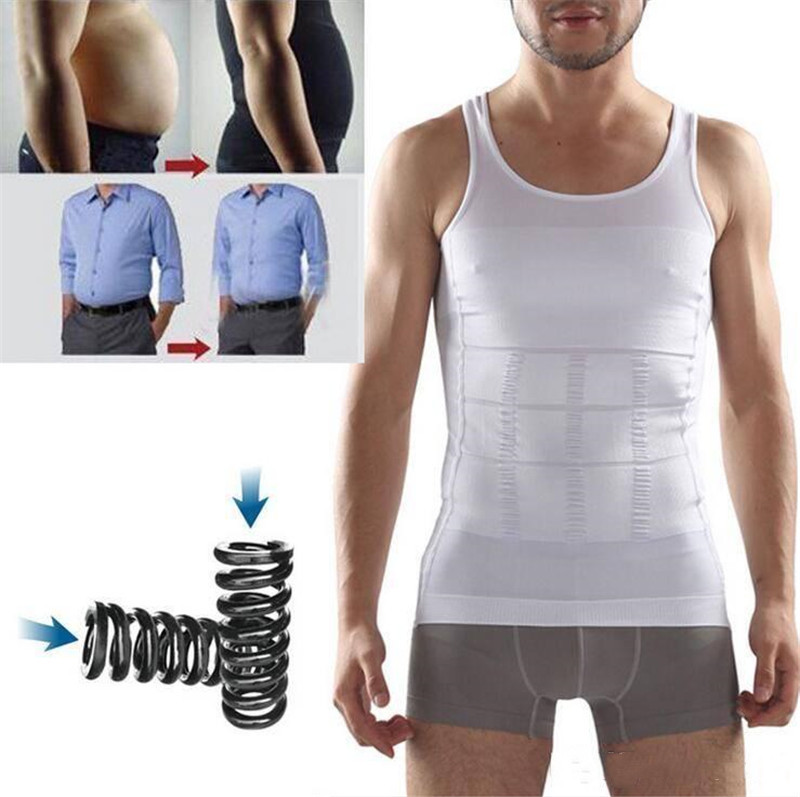 Мужской корсет рубашка для похудения животик Body Shaper Живот жирное тело нижнее белье жилет