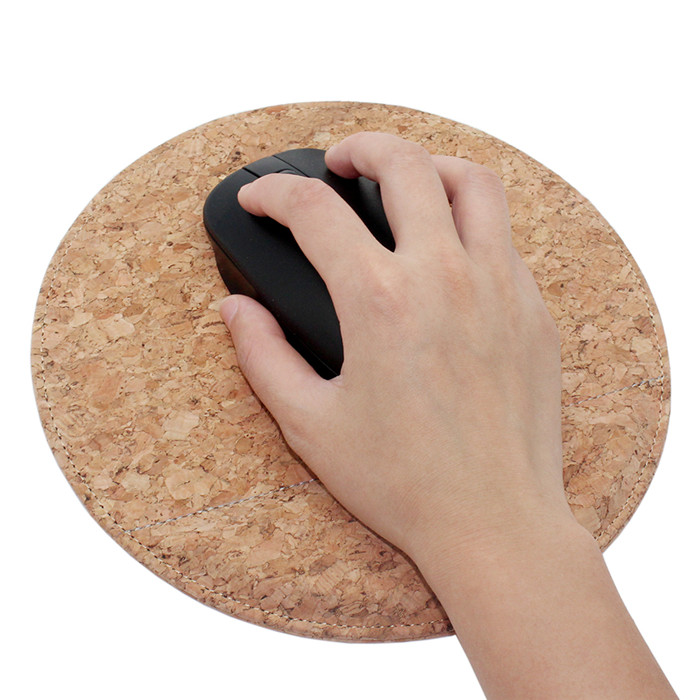 Eco-friendly Luxury material cork custom mouse pad/mouse mat