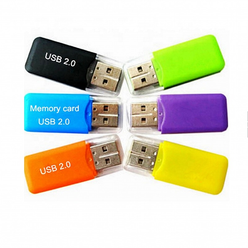 Высокое качество простой дизайн мини USB кардридер USB 2,0 для micro TF sd карты