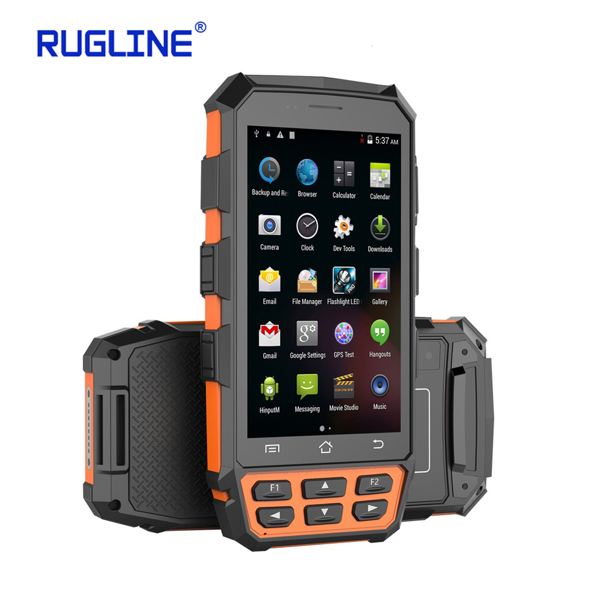 Rugline высокое качество 5 дюймов Android Мобильный Прочный ручной логистический pda телефон сканер штрих-кода с 4G NFC Бесплатный SDK