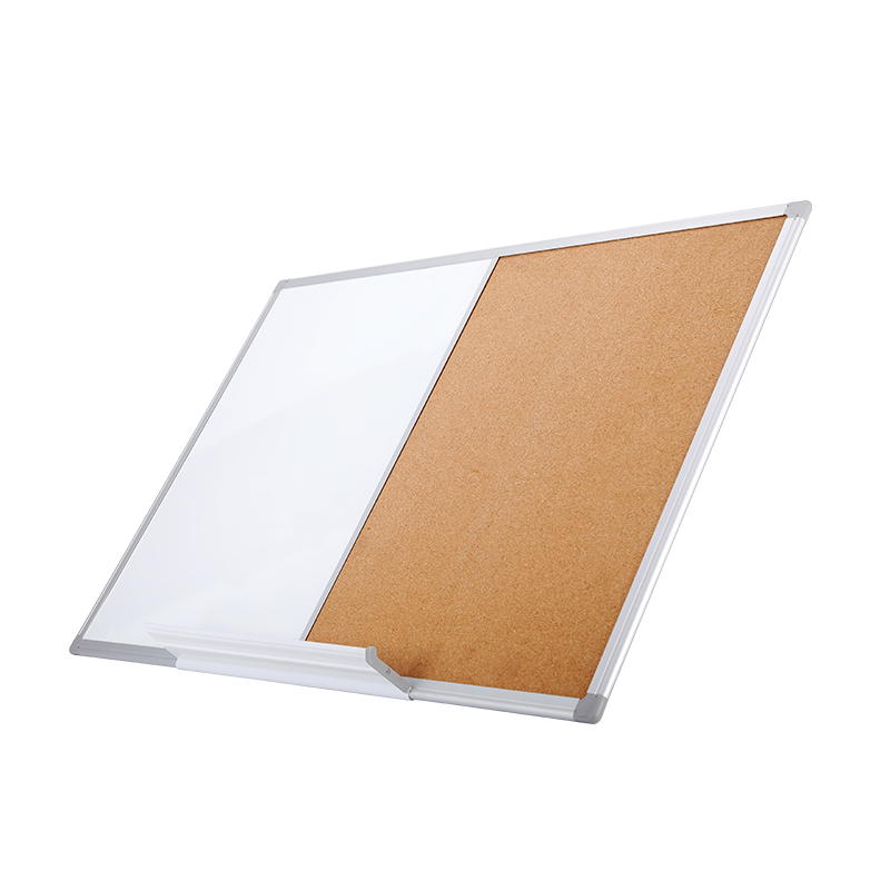 Hot Sale Cheap Price 2-in one Combination Dry Erase Whiteboard/Corkboard With Aluminum Frame