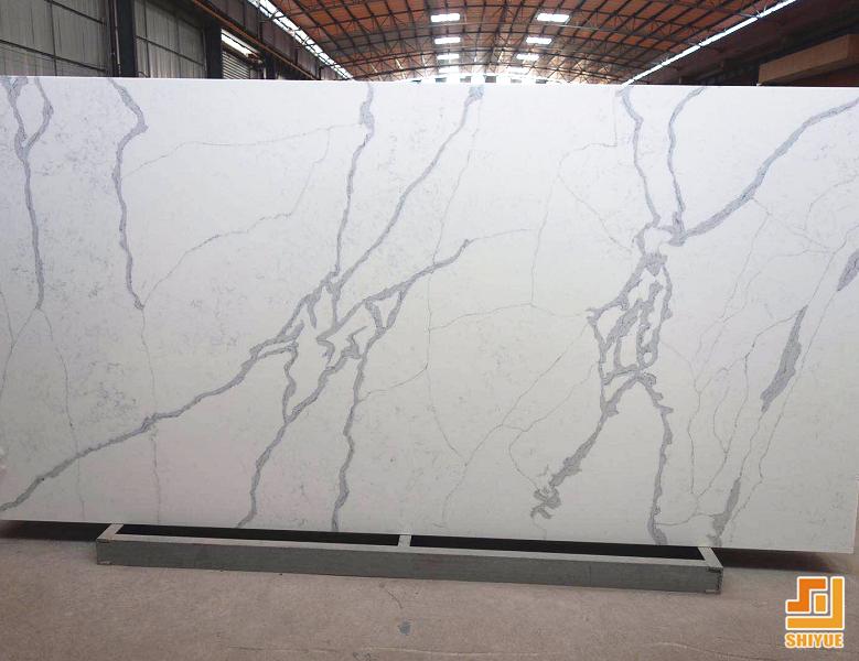 Polished Marble Look Quartz Calacatta Quartz