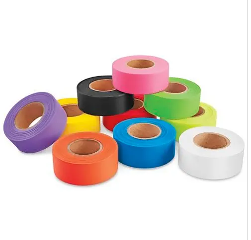 Floor Tape Marking Wholesale Blue And White Durable Caution PVC Race Course Floor Marking Tape