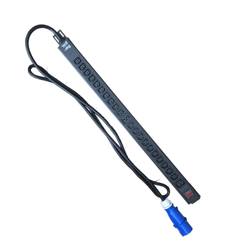 Iec C13/C19 блоки распределения питания pdu 32a с током и измерителем напряжения
