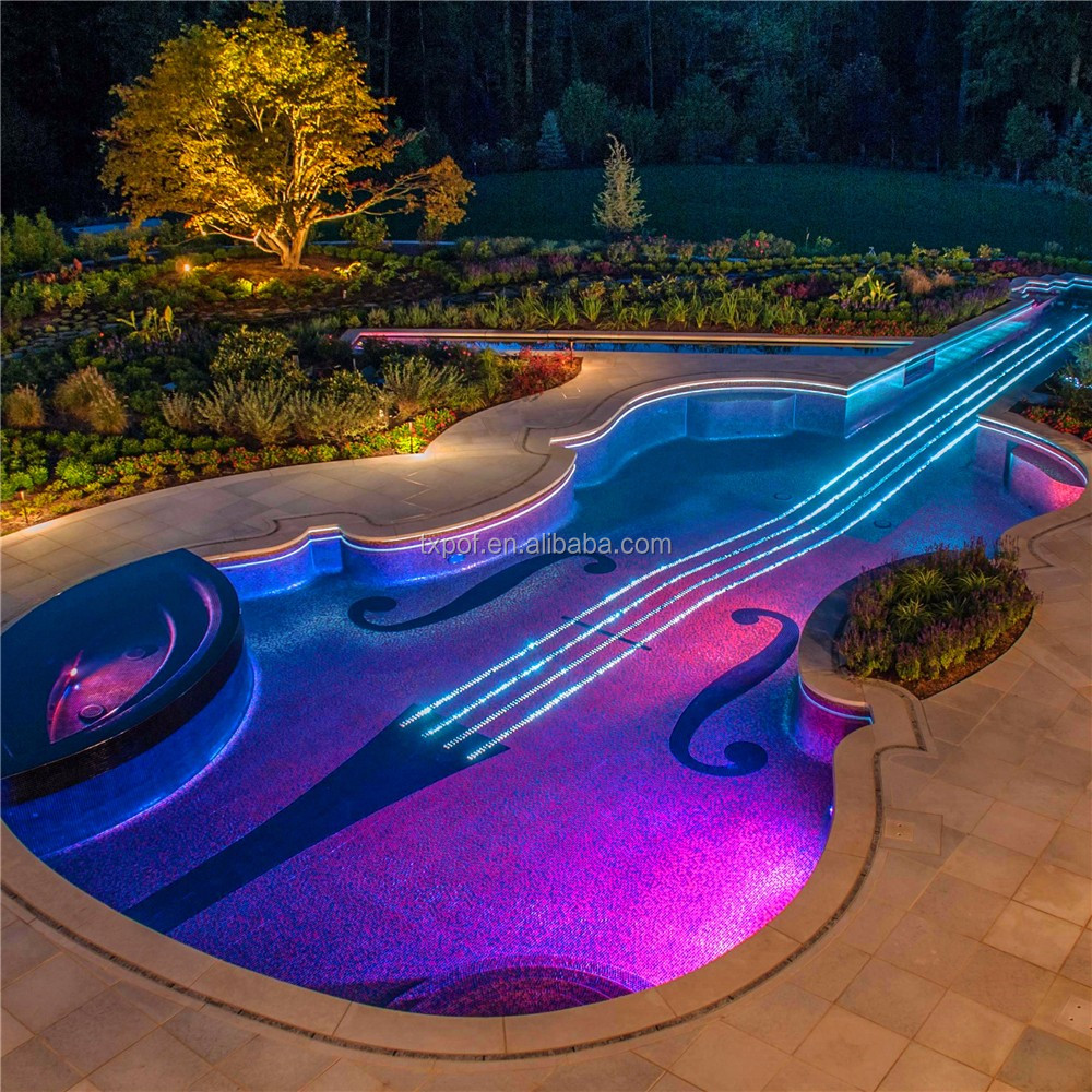 side glow fiber lighting fiber for swimming pool lighting