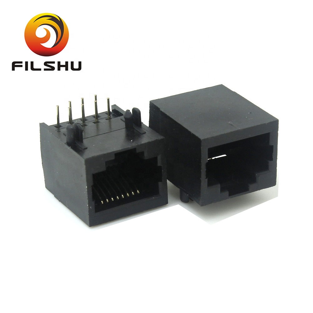 Разъем RJ45 PCB JACK 8PIN вертикального типа