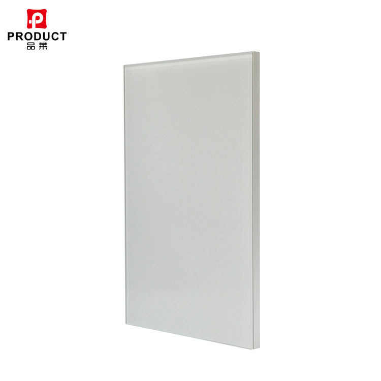 Wholesale european high gloss modern kitchen designs crystal glass kitchen cabinet door