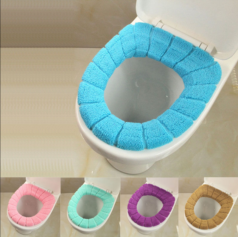 New Soft Bathroom Washable Toilet Seat Cover