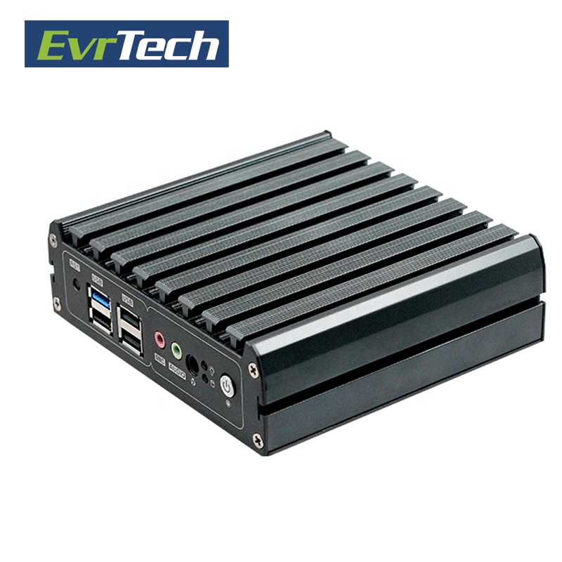 EvrTech безвентиляторный NUC nano ПК в миниатюрном корпусе с процессором J1800 и 4 Гб оперативной памяти DDR3L и 64 г SSD