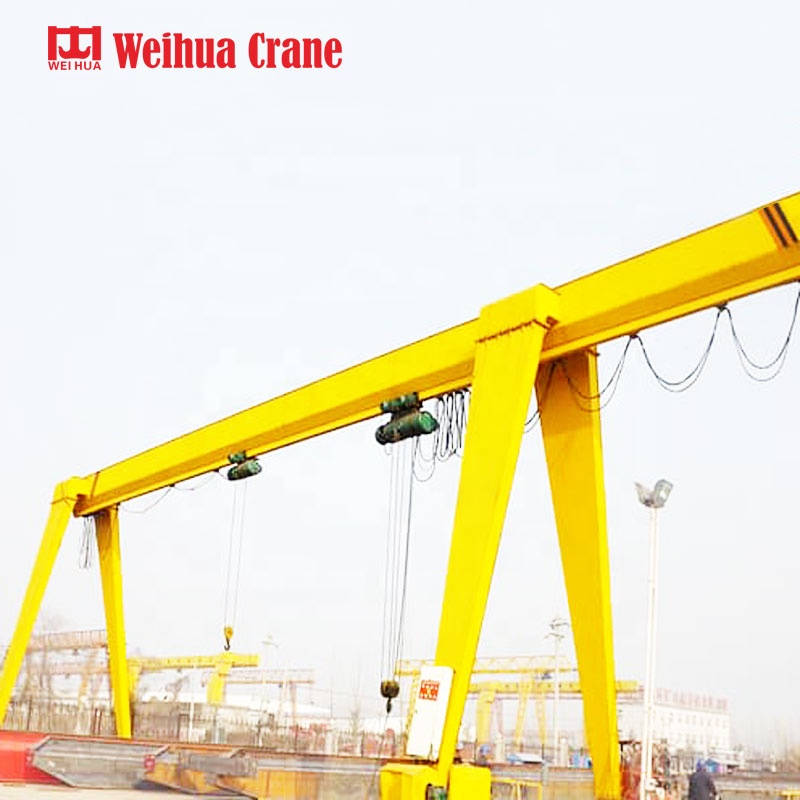WEIHUA Портативный Мобильный 1t 3t 5t 10t 12t 20t промышленный однобалочный козловой кран на продажу