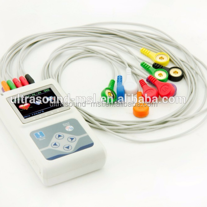 CE approved dynamic ECG system / 3 channel ecg holter system 24 hours ECG MSLHT03