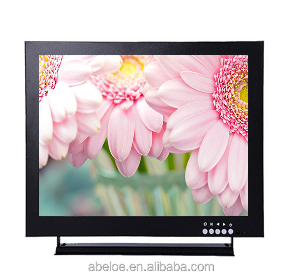 17 дюймов LED/LCD безопасности CCTV монитор с 4bnc