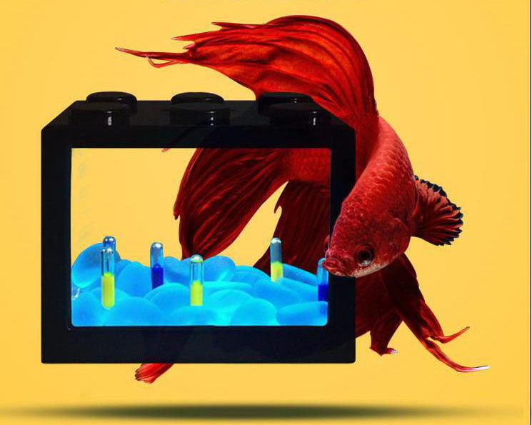 Мини Акриловый Аквариум fish tank