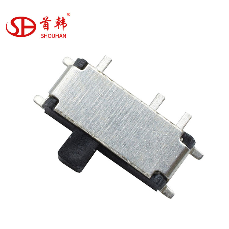 Мини 7-контактный вкл/выкл 1P2T SPDT MSS-12C02 SMD Переключить ползунковый переключатель для MP3 MP4