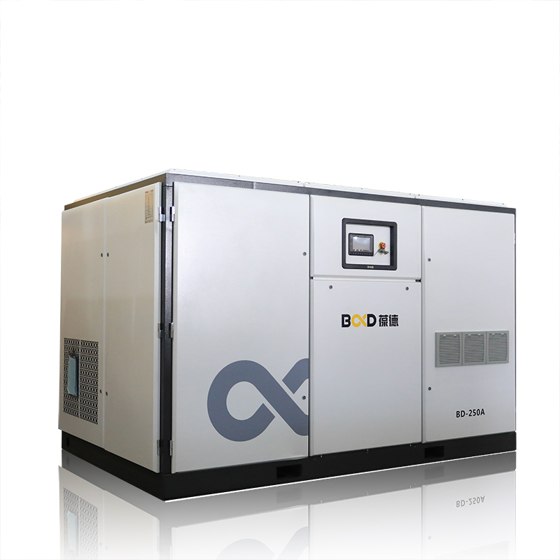 250HP 185KW Direct Driven AC Rotary Screw Air Compressor For Air supply station