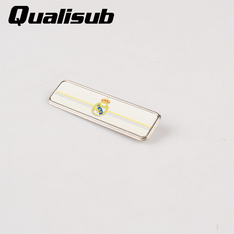 Серебряная сублимационная булавка Qualisub, заготовки, Прямоугольная форма