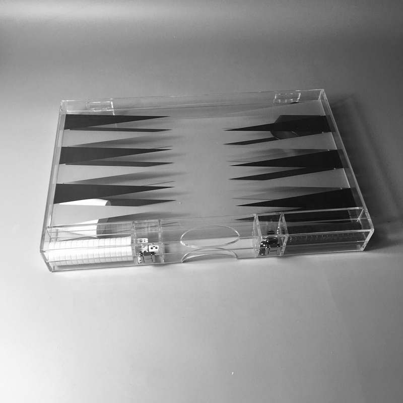 Прозрачный акриловый нарды шахматная доска case set factory