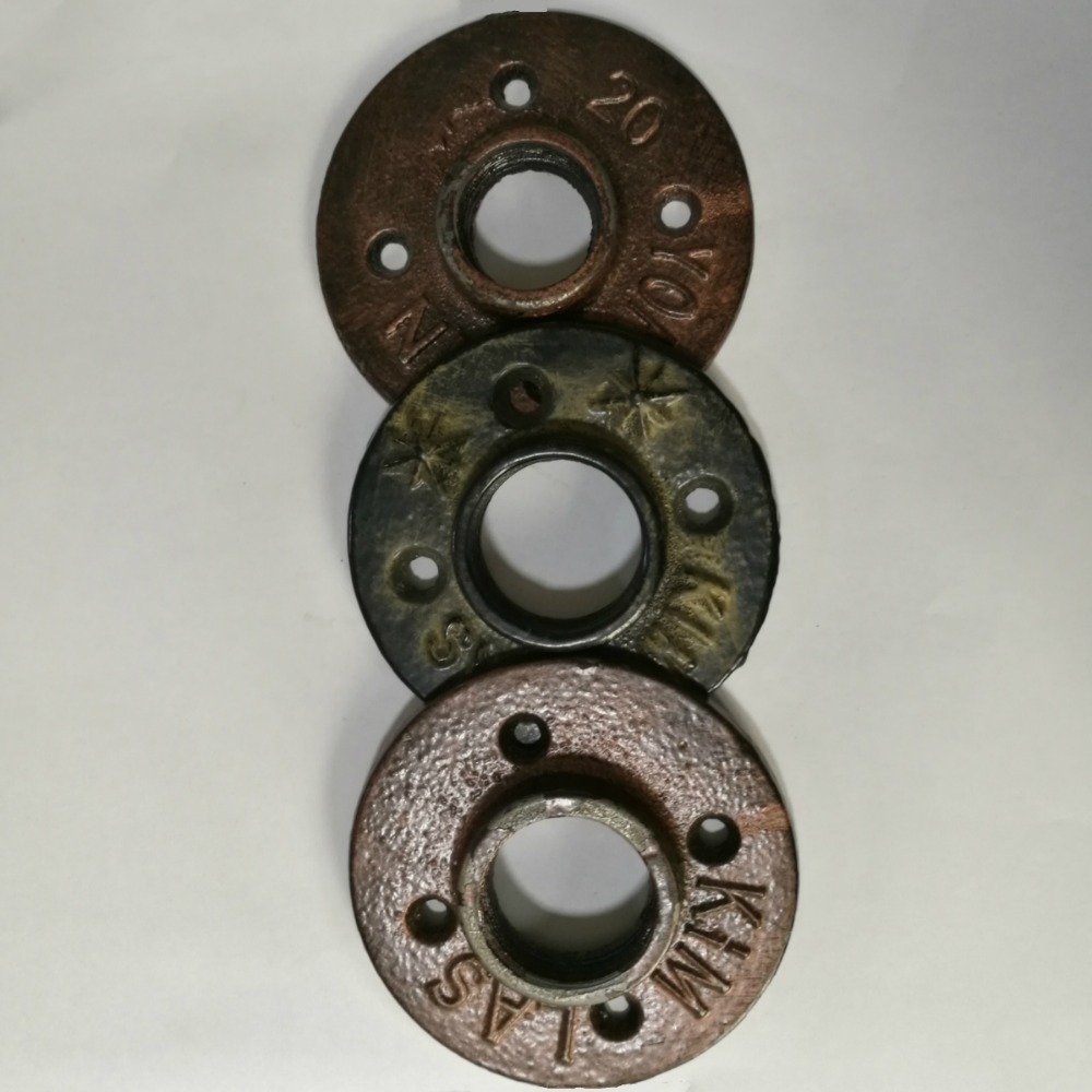 1/2 ''3/4/4''1'' мебель полки ковкого чугуна фитинги фланец