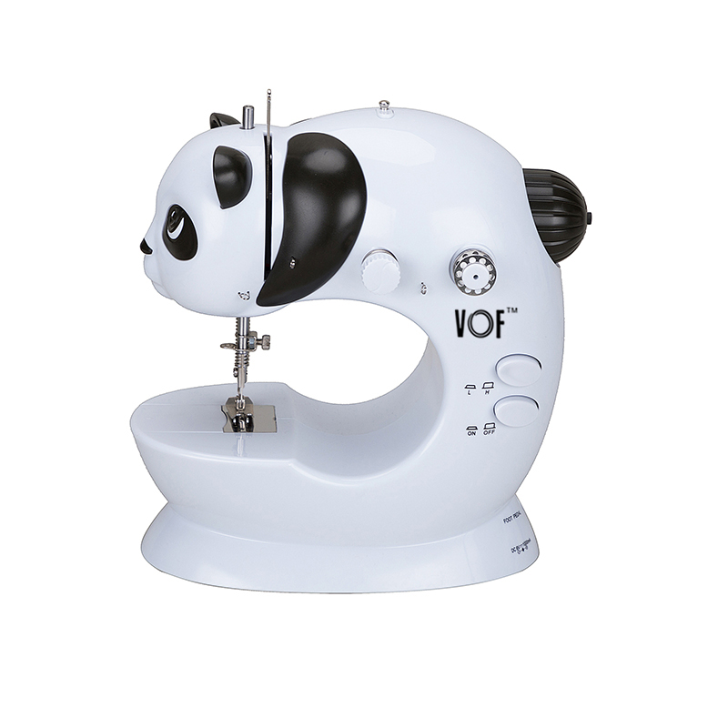 VOF FHSM-228 New panda Mini lock Stitch Handy cap Sewing Machines Toys for kid portable fabric sewing machine