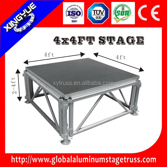 4x4ft событие алюминиевый этап платформы