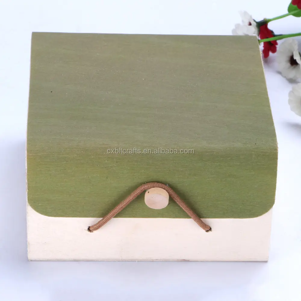 Soft wooden gift packaging box ,custom logo printing color wooden bark soft wooden box for soap ,tea .coffee