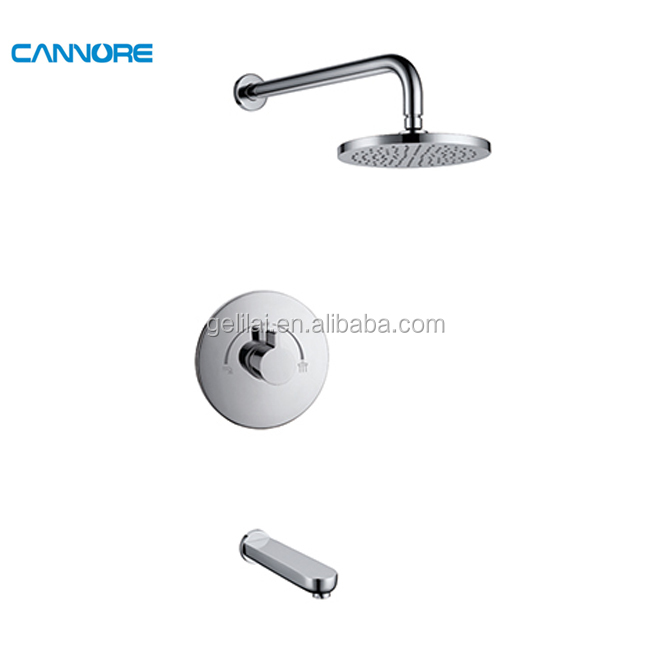 Wall mounted bathroom mixer shower faucet