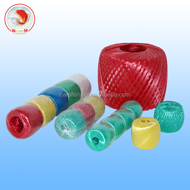 PP Split Film Twine Ball Polypropylene Twine Household Bundled Decorative Wear-Resistant Plastic Rope PP Tying Rope