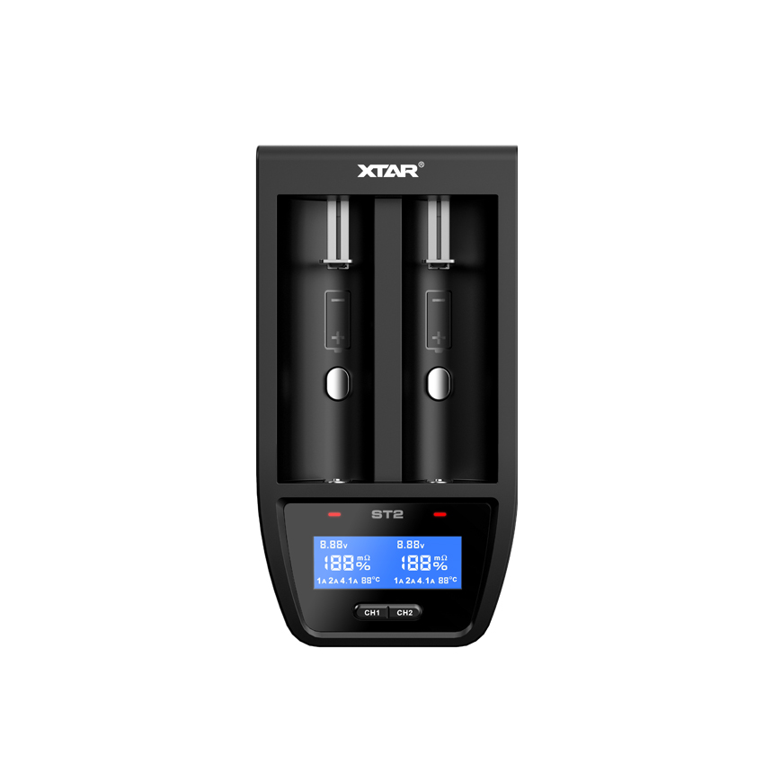 XTAR, 18650 А * 2 катушки, 21700, 26650, быстрое зарядное устройство для аккумуляторов электронных сигарет