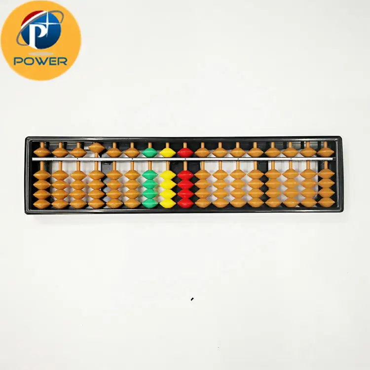 17 rop plastic mixed beads color abacus