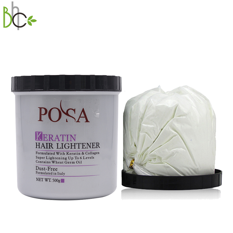 Частная этикетка профессиональная POSA dust free hair bleaching powder волосы lightener с кератином сформулированы в Италии