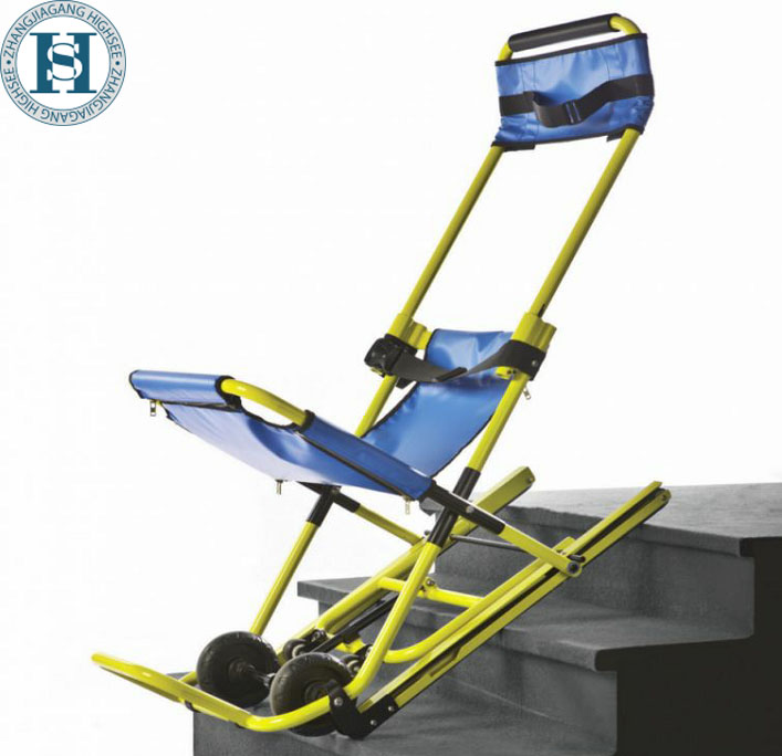 HS-C002 горячие продажи медицинского аварийно-спасательных алюминиевый сплав складной лестницы для Эвакуации Носилки