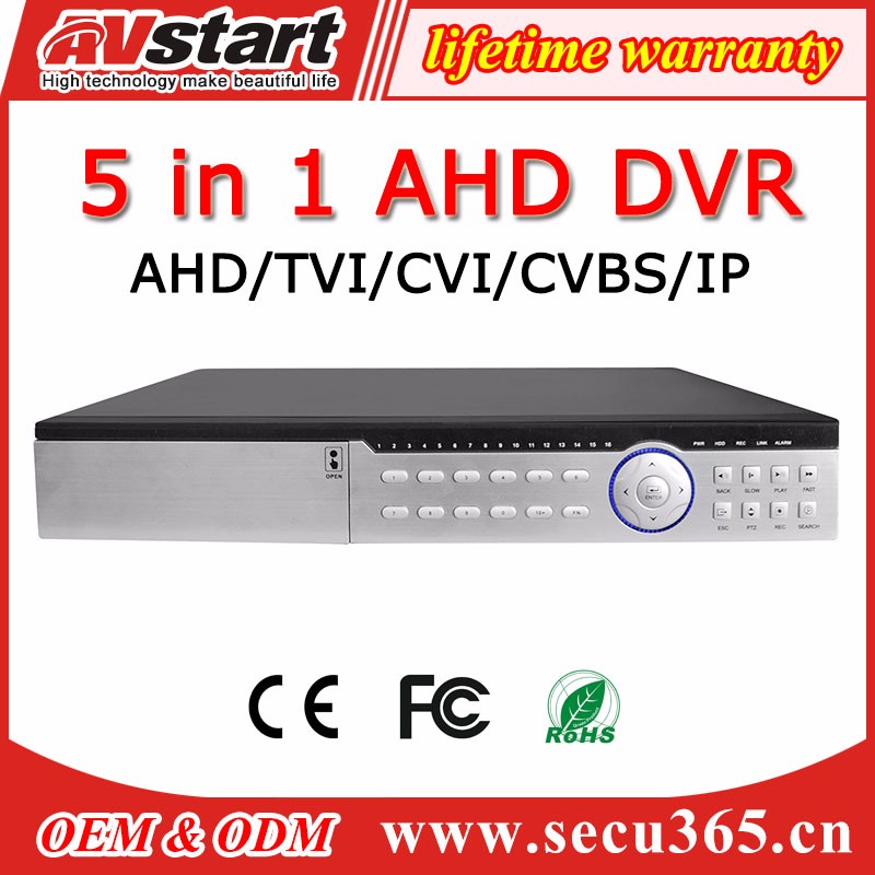 Hisilicon 5 в 1 гибрид 16CH 1080N SDVR с звуковым сигналом PTZ UTC