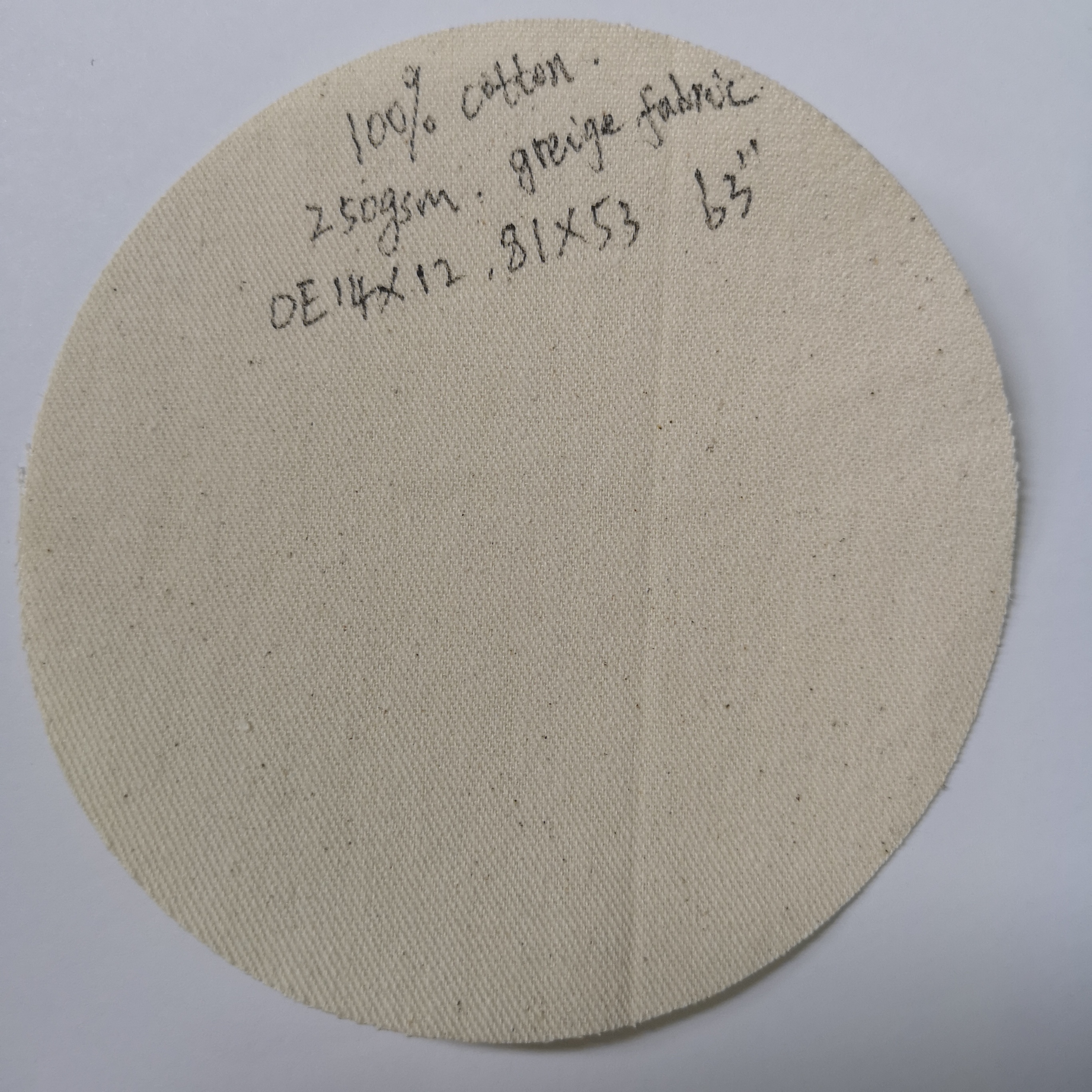 100% хлопок 14*12 81*53 250gsm саржевая плетеная хлопчатобумажная серая ткань