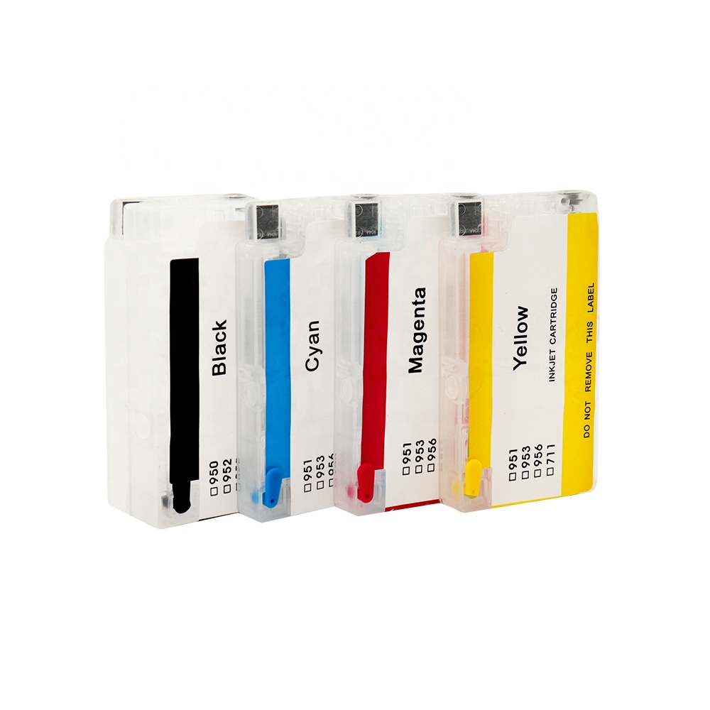 Многоразовый картридж с чипом автосброса 954 для HP Officejet pro 7720 7740 8210 8710 8720 8730