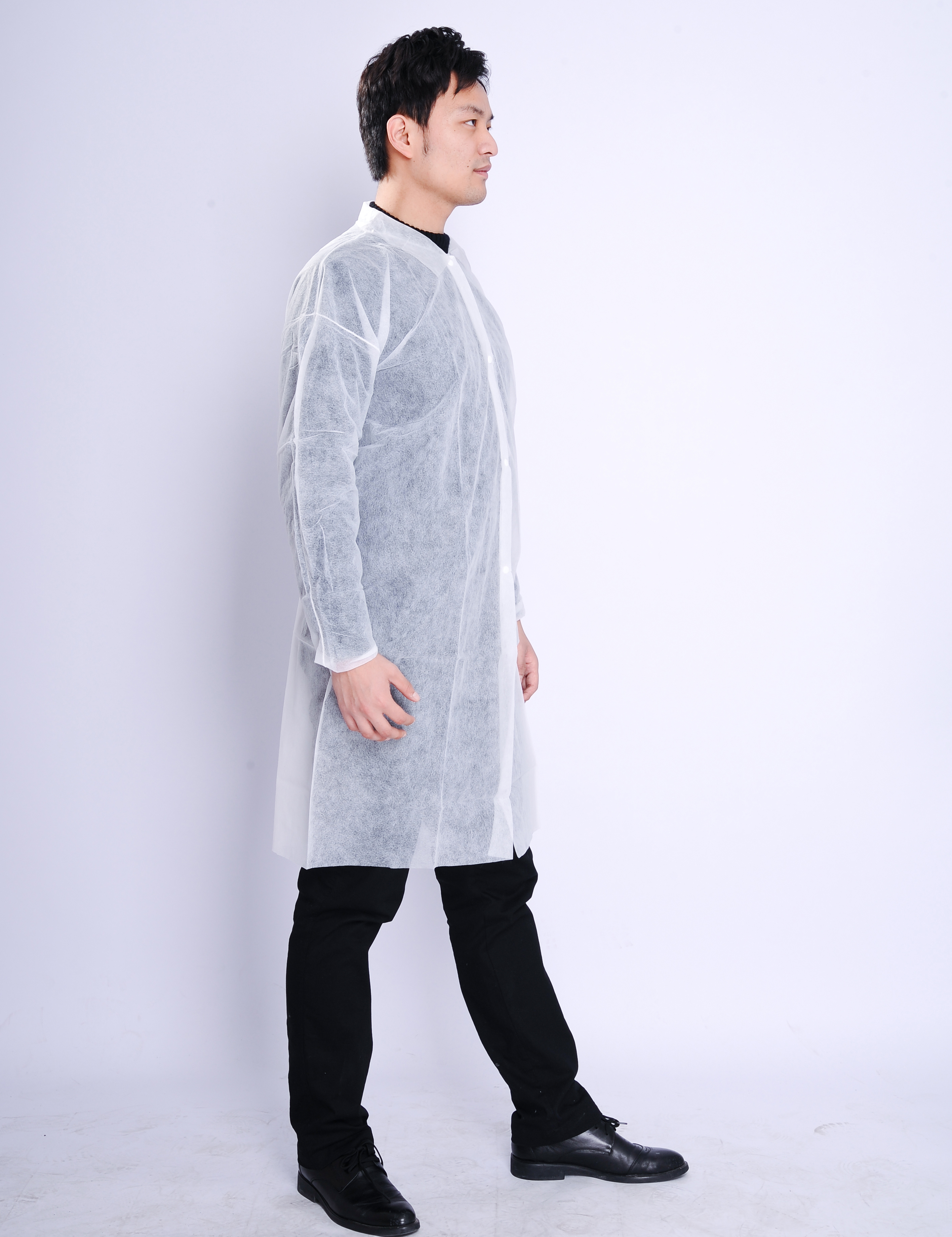 Нетканое лабораторное пальто/для посетителей/одноразовое PP lab coat