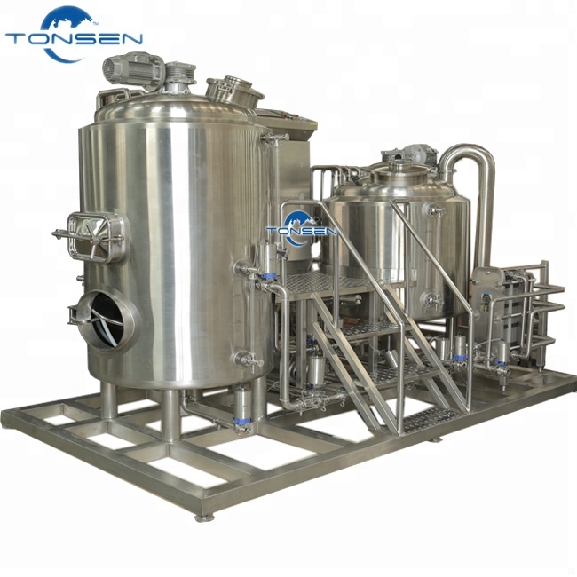 Пивоварня под ключ, 7 баррелей, 7 баррелей, с mash, чайник lauter tun, гидромассажная печь