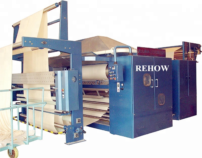 RH-300 открытая ширина трикотажная ткань Singeing Machine