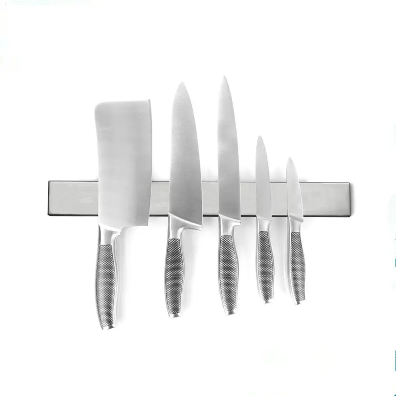 12inch 16inch 20inch 50wholesale Stainless-steel Magnetic Knife Holder With 3m Self-adhesive Tape 300mm 400mm 500mm