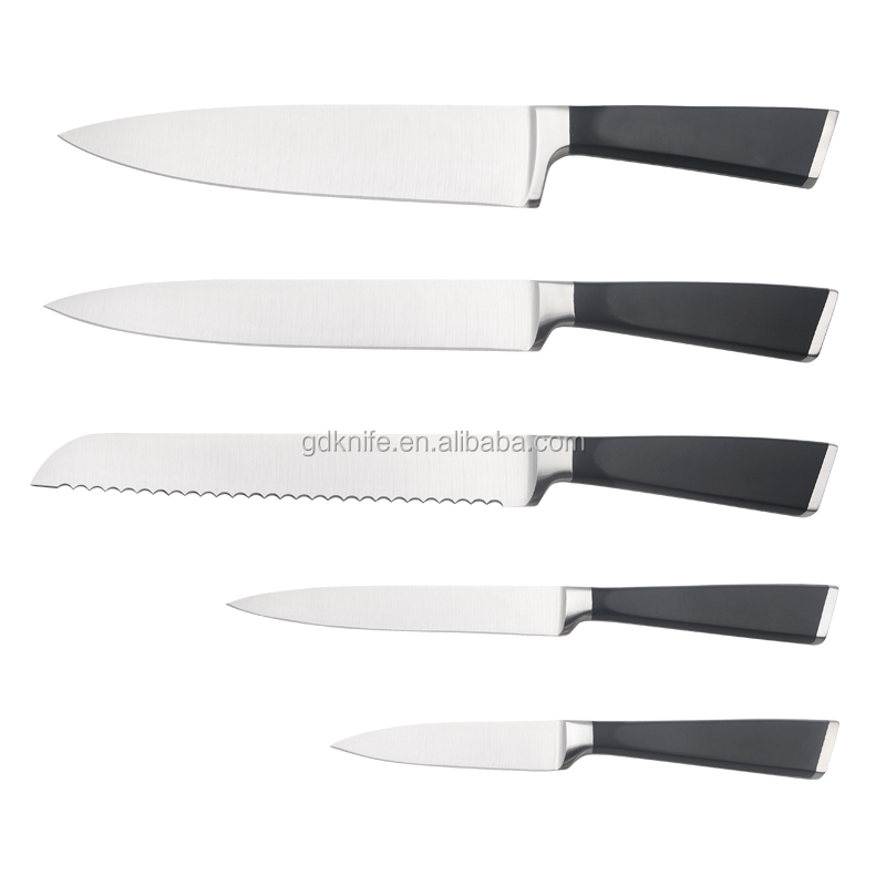 High quality ABS handle 3cr14 stainless steel professional kitchen knife set
